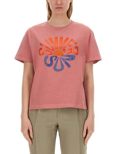 Summer sun print t-shirt - ps by paul smith - Modalova