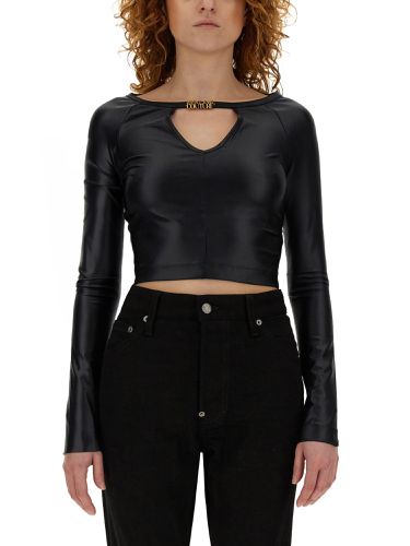 Versace jeans couture top cropped - versace jeans couture - Modalova