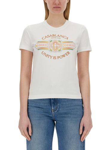 Casablanca t-shirt with print - casablanca - Modalova