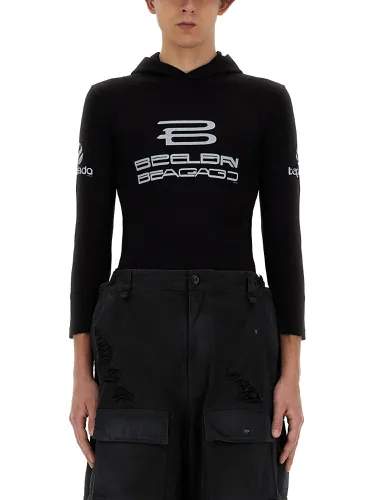 Balenciaga hooded t-shirt - balenciaga - Modalova