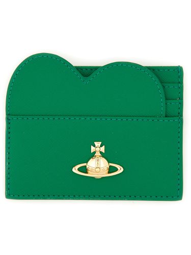 Card holder with orb embroidery - vivienne westwood - Modalova