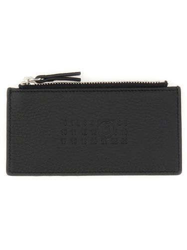 Wallet with logo - mm6 maison margiela - Modalova