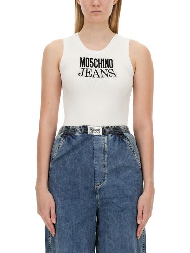 Moschino jeans tops with logo - moschino jeans - Modalova