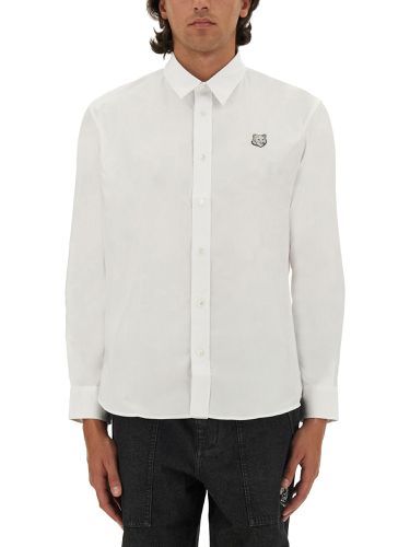 Maison kitsuné fox patch shirt - maison kitsuné - Modalova