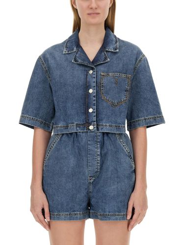 Moschino jeans cropped shirt - moschino jeans - Modalova