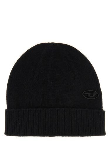 Diesel beanie hat with logo - diesel - Modalova