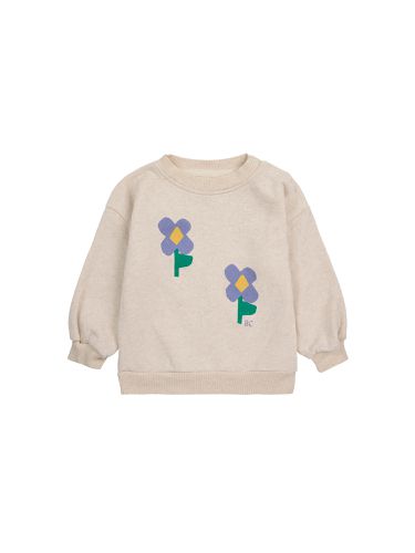 Baby pansy flower sweatshirt - bobo choses - Modalova