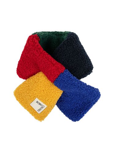 Baby color block sheepskin neck warmer - bobo choses - Modalova