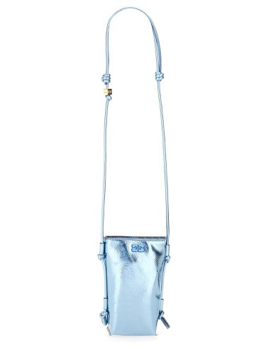 Ganni shoulder bag with logo - ganni - Modalova