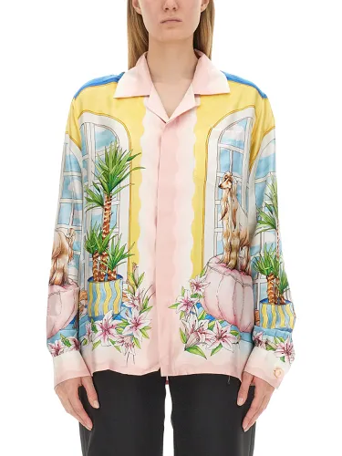 Casablanca printed shirt - casablanca - Modalova