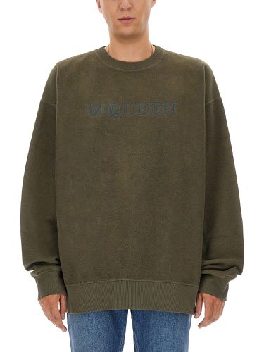 Sweatshirt with logo - alexander mcqueen - Modalova