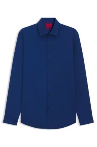 Chemise Slim Fit en popeline de coton facile à repasser - HUGO - Modalova