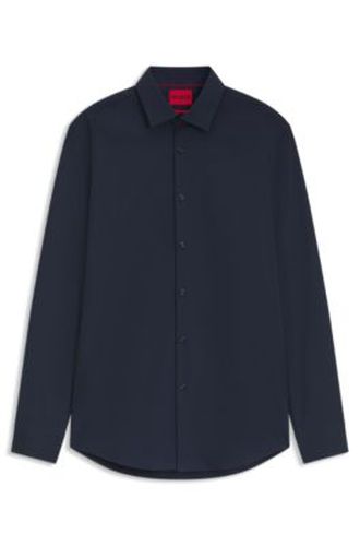 Chemise Slim Fit en popeline de coton facile à repasser - HUGO - Modalova