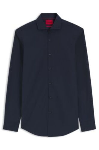 Chemise Slim Fit en coton à manches très longues - HUGO - Modalova