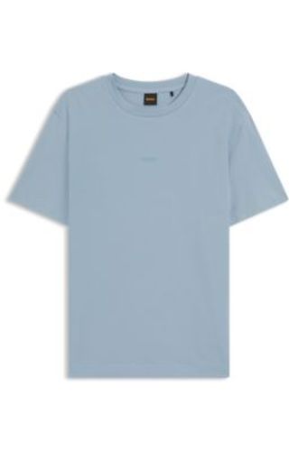 T-shirt en coton stretch avec logo imprimé - Boss - Modalova