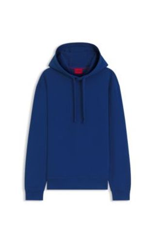 Sweat à capuche en molleton de coton avec logo imprimé - HUGO - Modalova