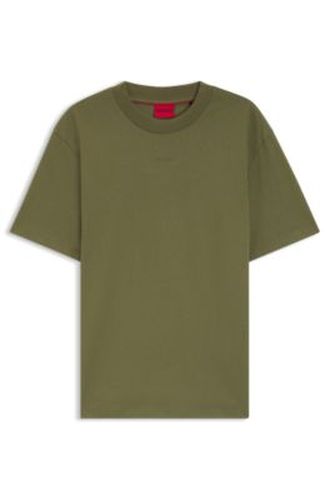 T-shirt Relaxed avec logo central - HUGO - Modalova