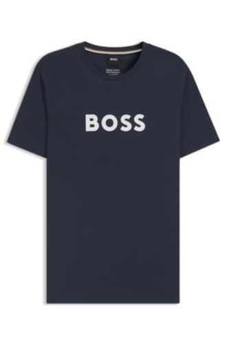 T-shirt en jersey de coton à logo imprimé - Boss - Modalova