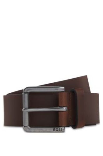 Ceinture en cuir lisse avec boucle à ardillon - Boss - Modalova