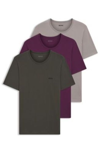 Lot de trois t-shirts en coton - Boss - Modalova