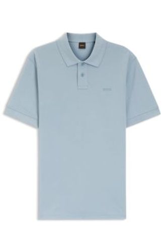 Polo en piqué de coton avec logo - Boss - Modalova