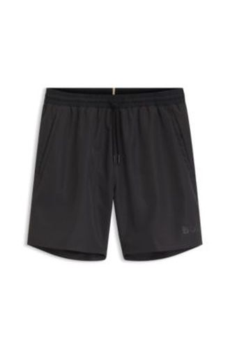 Short de bain à logo contrastant et liseré - Boss - Modalova