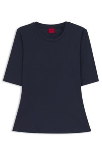 T-shirt Slim en coton, modal et stretch - HUGO - Modalova