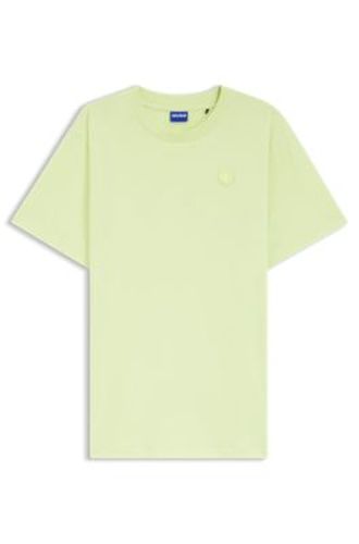 T-shirt en jersey de coton avec logo Happy - HUGO - Modalova