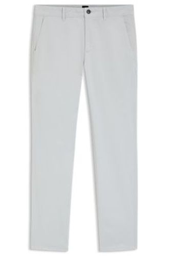 Pantalon Slim en satin stretch surteint - Boss - Modalova