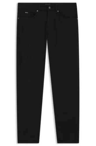 Jean Regular en denim stretch noir - Boss - Modalova