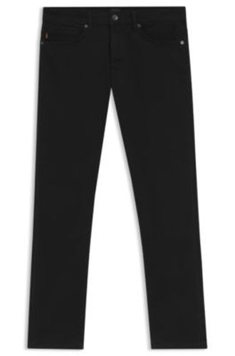 Delaware Jean Slim en denim stretch confortable Stay Black - Boss - Modalova