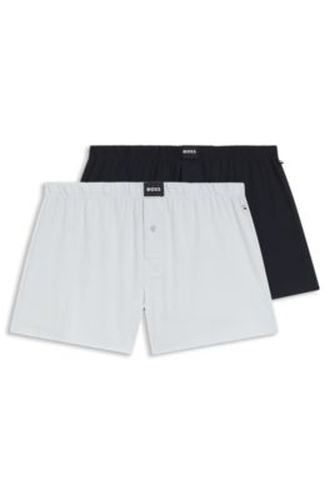 Lot de deux boxers en coton stretch - Boss - Modalova