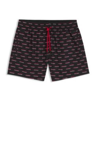Short de bain à logos imprimés revisités - HUGO - Modalova