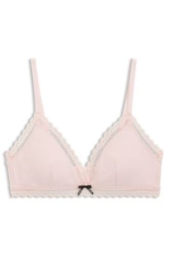 Soutien-gorge triangle avec finitions en dentelle - HUGO - Modalova
