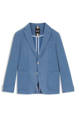 Veste Slim en tissu stretch confortable à micro motif - Boss - Modalova