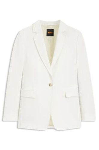 Blazer Regular en crêpe stretch - Boss - Modalova