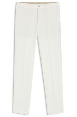Pantalon Slim en coton, stretch et cachemire - Boss - Modalova