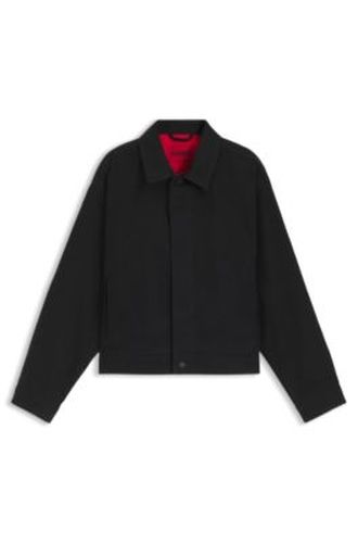 Veste Regular en denim japonais - HUGO - Modalova