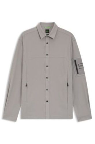 Surchemise Relaxed en tissu gaufré - Boss - Modalova