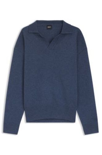 Pull en laine vierge à col Johnny - Boss - Modalova