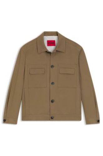 Veste de costume Slim en twill infroissable - HUGO - Modalova