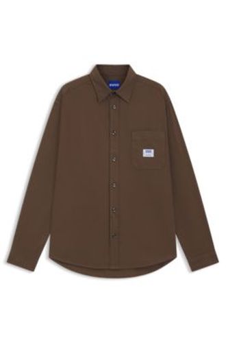 Surchemise Oversize en toile de coton - HUGO - Modalova