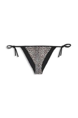 Bas de bikini avec imprimé de logos empilés - HUGO - Modalova