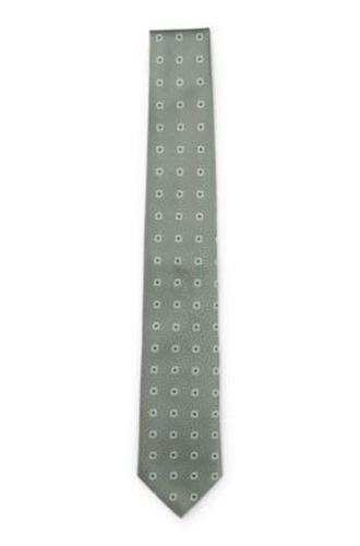 Cravate à motif jacquard en soie mélangée - Boss - Modalova