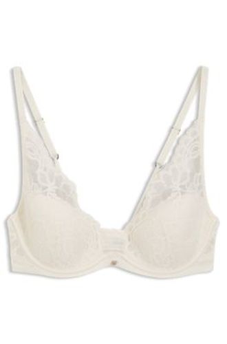 Soutien-gorge à armatures avec bordures en dentelle - Boss - Modalova