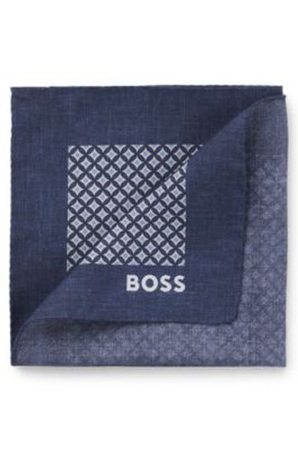 ONE Pochette de costume en soie à imprimé numérique - Boss - Modalova