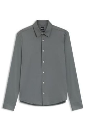 Chemise Regular en jersey Oxford stretch performant - Boss - Modalova