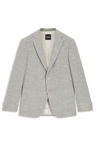 Veste Regular en coton stretch mélangé à motif - Boss - Modalova