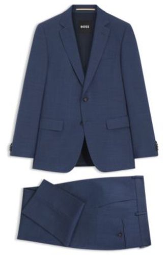Costume Slim deux pièces en tissu stretch à micro motif - Boss - Modalova