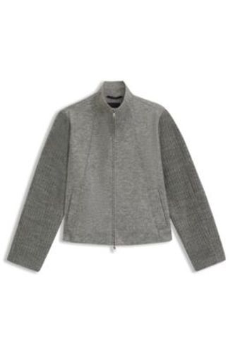 Veste Modern en laine vierge bouillie - Boss - Modalova